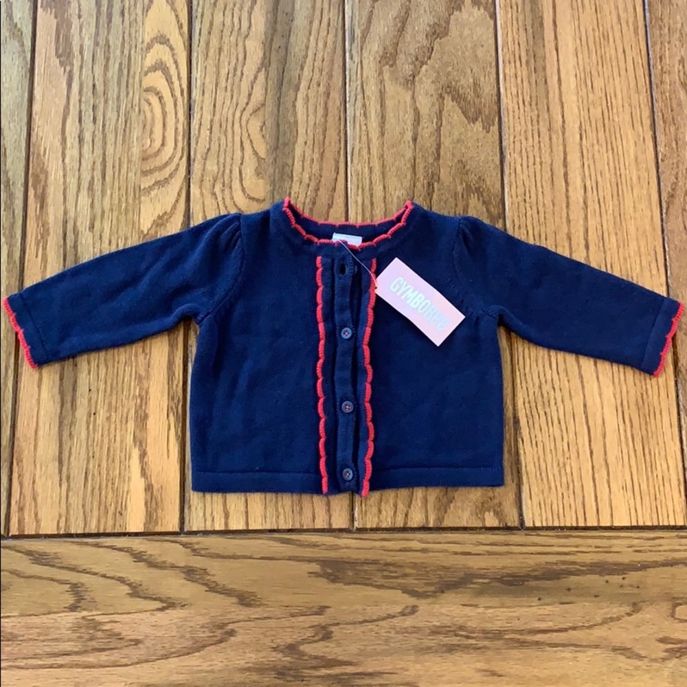 BRAND NEW button-up sweater from Gymboree. 3-6 M